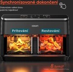 Fritéza Cosori Dual Basket s horúcim vzduchom, 8,5 l, keramická