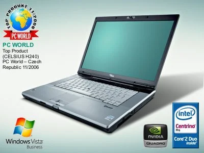 FSC Celsius H250 T7500 15.4" WUXGA 2GB nV FX 570M 160GB DVDRW WL BT VB