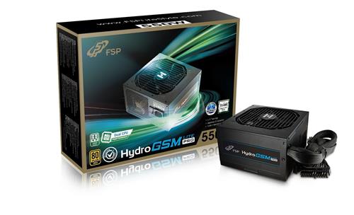 FSP/Fortron HYDRO GSM Lite PRO 550, 80PLUS GOLD, 550W, semi-modular