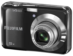 FUJIFILM kompakt FinePix AX300, 14MPix, 5x zoom, černá, HD video