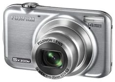 FUJIFILM kompakt FinePix JX300, 14MPix, 5x zoom, stříbrná, HD video