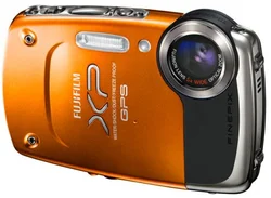 FUJIFILM kompakt FinePix XP30, 14MPix, 5x zoom, oranžová, 2,7" LCD, HD video, GPS, vodotěsný do 5m