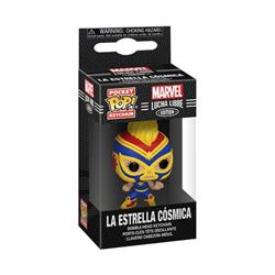 Funko POP Keychain: Marvel Luchadores- Captain Marvel