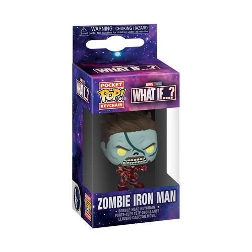 Funko POP Keychain: Marvel What If S2- Zombie Iron Man