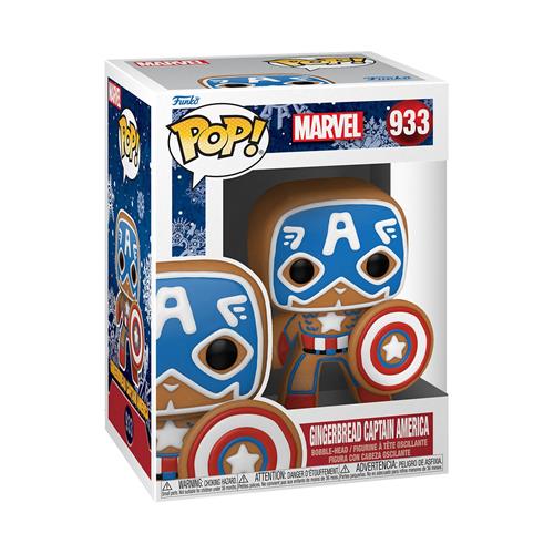 Funko POP Marvel: Holiday - Perníkový Kapitán Amerika