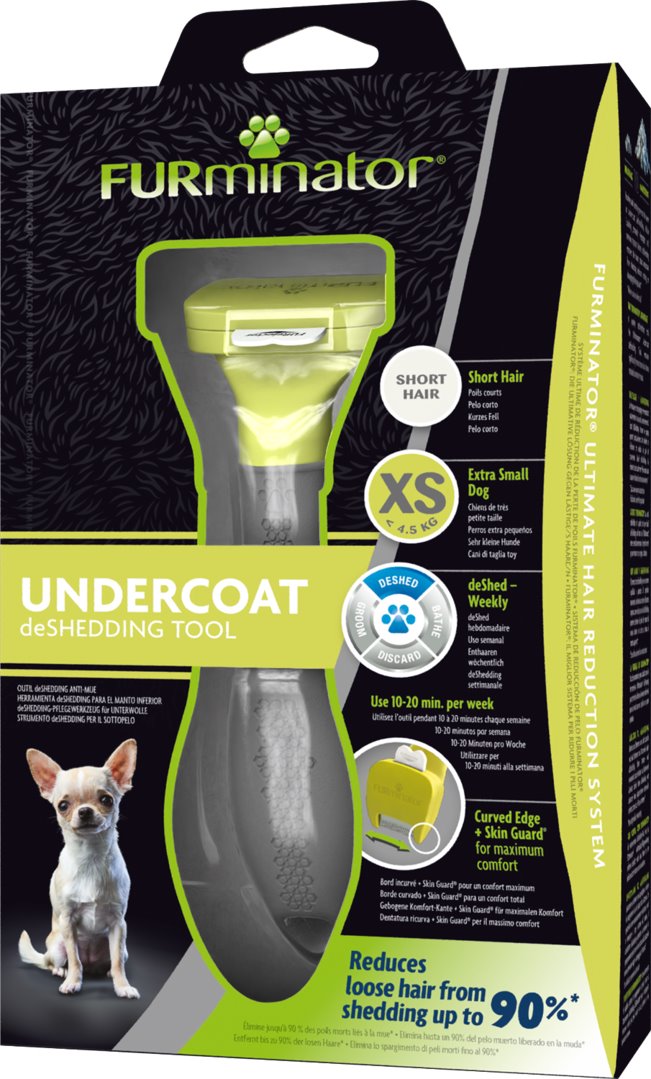 FURminator hrablo XS Short Hair pro psy