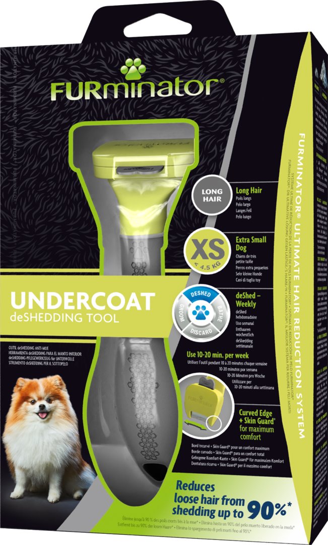 FURminator Rake XS Dlhá srsť pre psov
