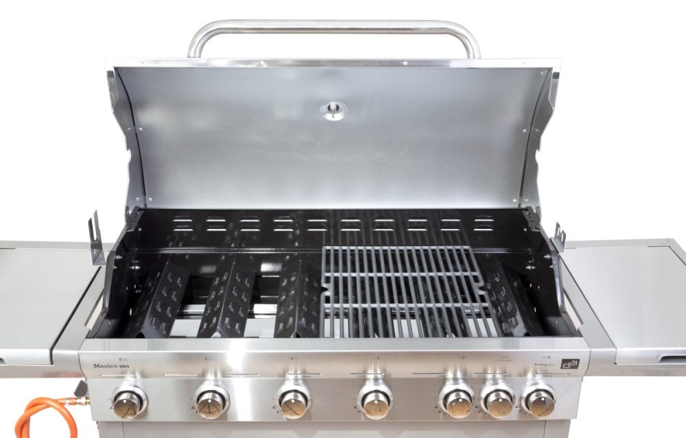 G21 BBQ Mexico Plynový gril, 7 horákov, celkový výkon 22,05 kW/hod.