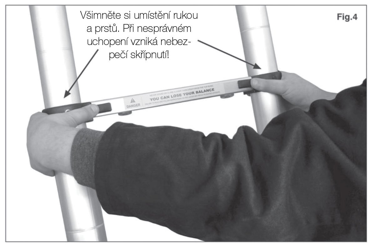 G21 GA-TZ12-3,8M Teleskopický rebrík, štafle