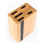 G21 Gourmet Rustic sada nožov 5 ks bambusový blok