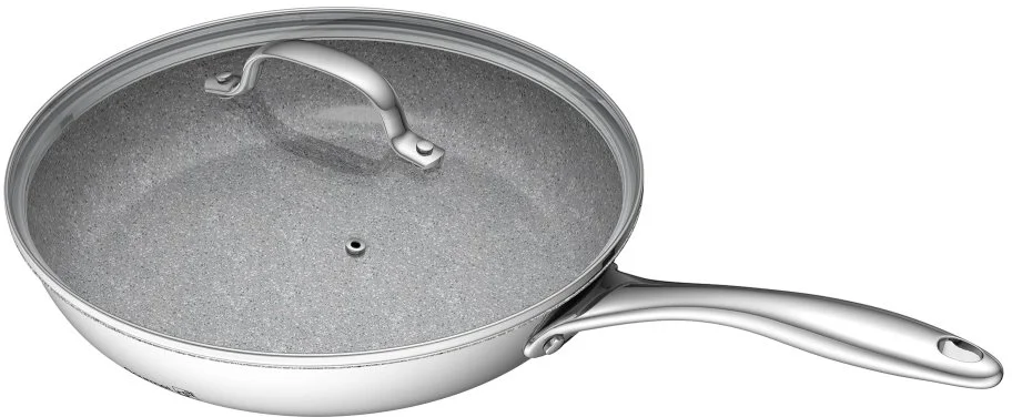 G21 Panvica Gourmet Miracle 28 cm s pokrievkou, nerez/greblón G21-006NG