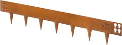 G21 Zahradní obrubník 107,5 x 10 cm, Corten