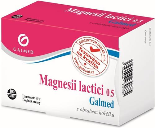 GALMED Magnesii lactici 0,5 g, 100 tbl