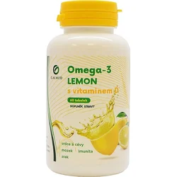GALMED Omega-3 Lemon rybí olej s Vitaminem D, 60 tob