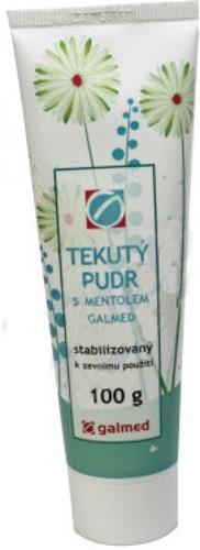 GALMED Tekutý pudr s mentolem, 100 ml