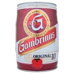 Gambrinus Originál 10 pivo výčepní světlé soudek 5l
