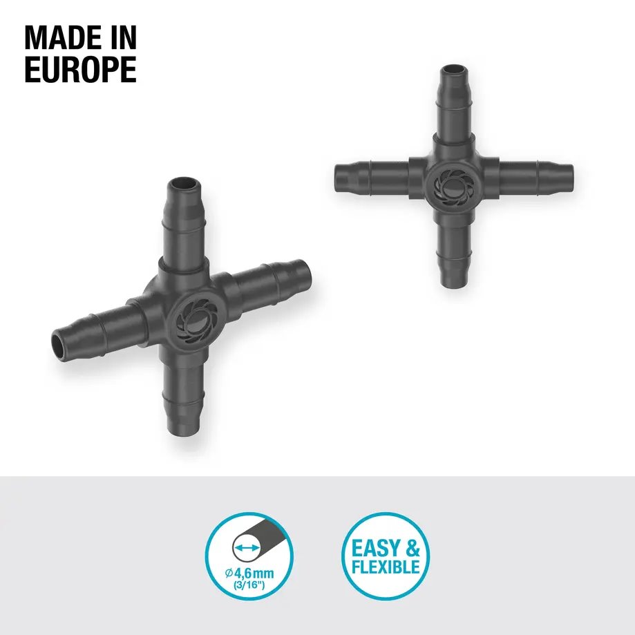 Gardena 13214-20 MDS 4-cestná spojka 4,6 mm 10ks