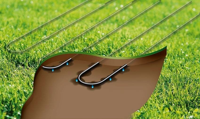 Gardena 1395-20 Micro-Drip-System rozšíření – kapková závlaha pro rostliny v řádcích, podzemní kapací hadice 13,7 mm