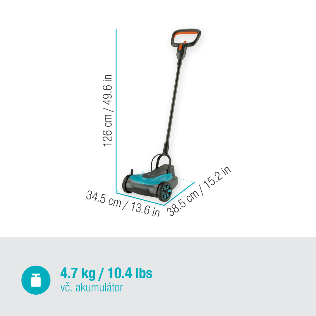 Gardena 14620-20 Ručná kosačka 22/18V P4A - sada