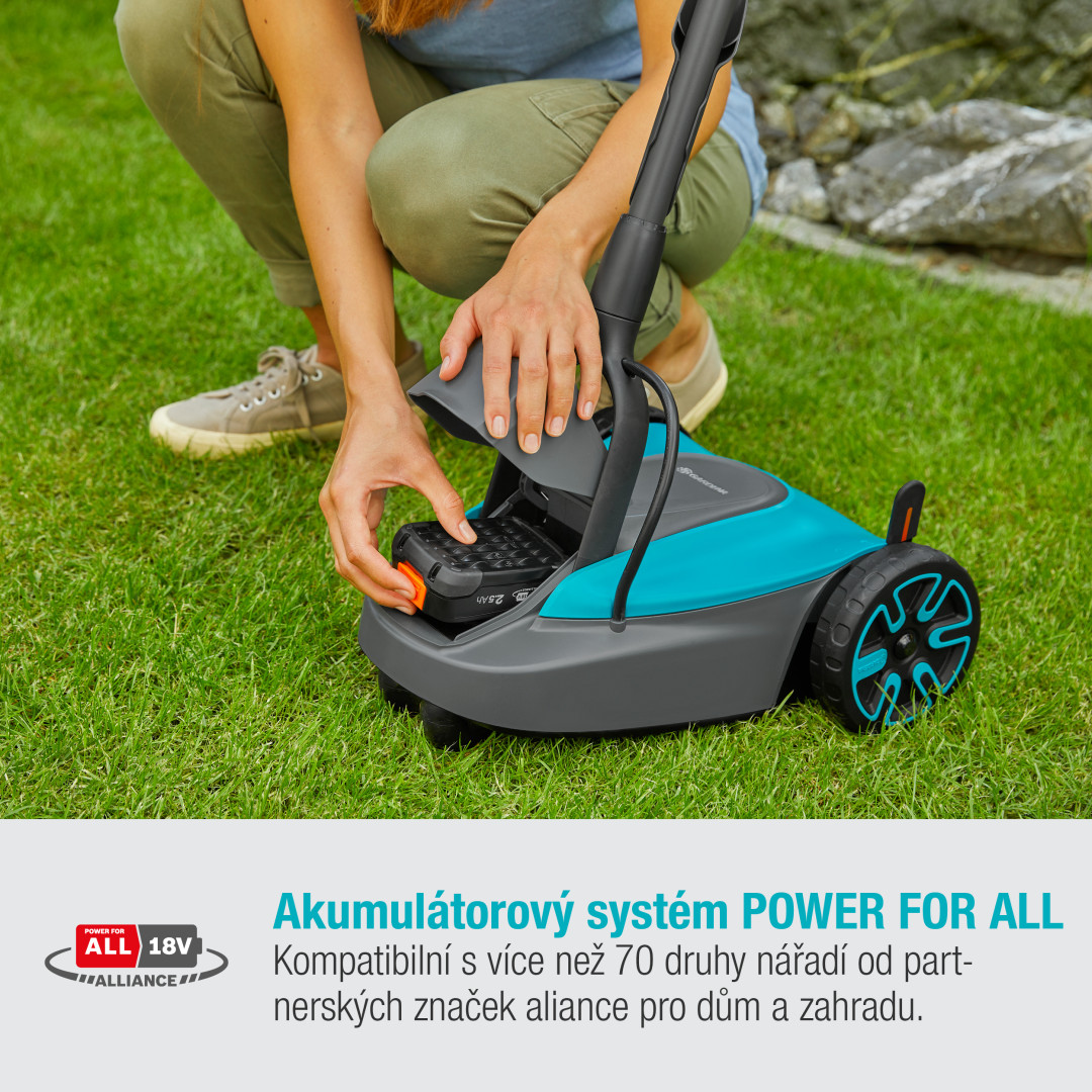 Gardena 14620-55 Aku ručná kosačka 22/18V P4A