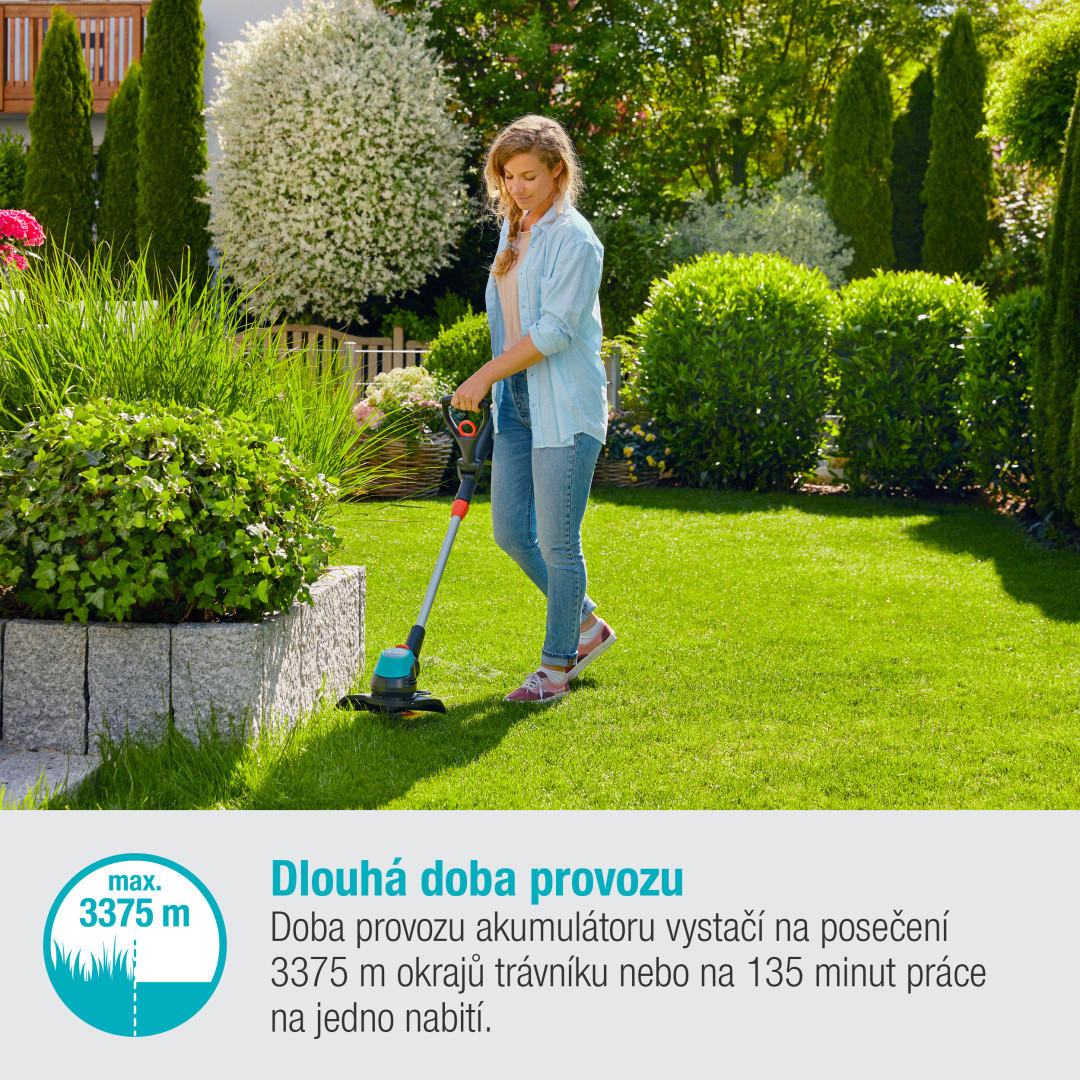 Gardena 14700-55 Aku trimmer EasyCut 23/18V P4A