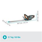 Gardena 14730-55 Aku Nůžky na živý plot ComfCut 50/18V P4A solo