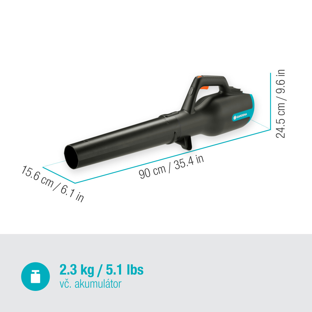 Gardena 14890-20 Foukač PowerJet 18V P4A - sada