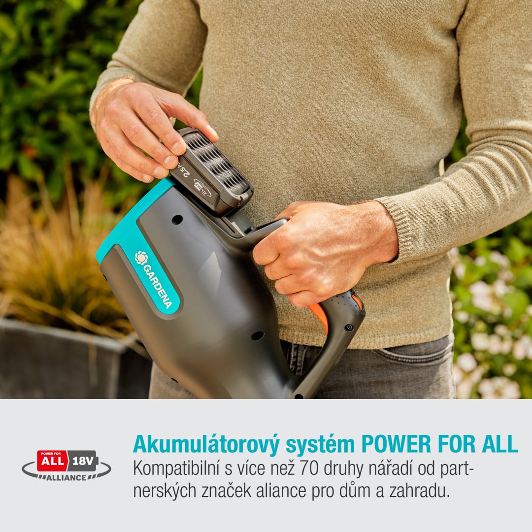 Gardena 14890-20 Foukač PowerJet 18V P4A - sada