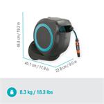 Gardena 18610-20 nástenný box na hadicu RollUp M tyrkysová