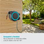 Gardena 18625-20 Nástěnný box na hadici RollUp L tyrkysový