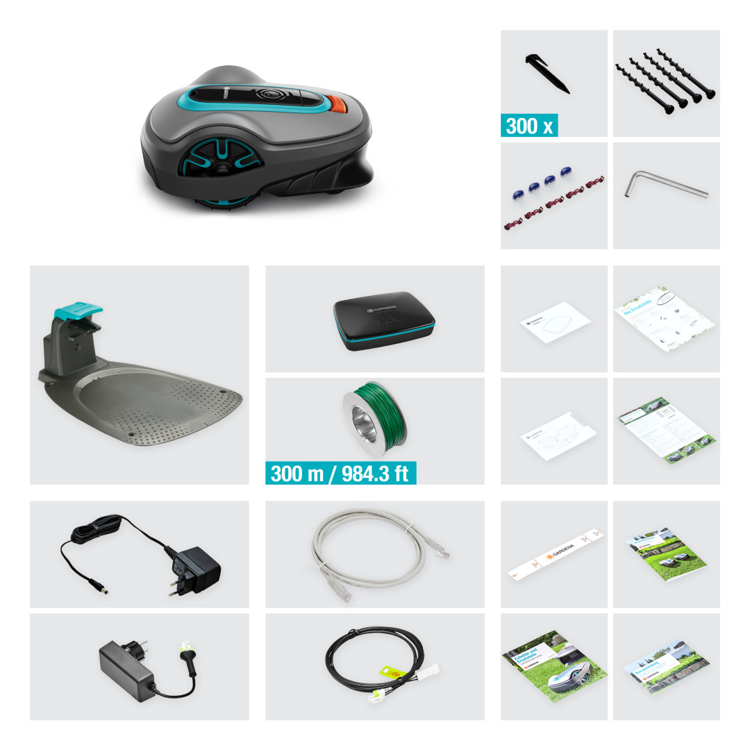Gardena 19701-72 Robotická kosačka smart SILENO life 750m2