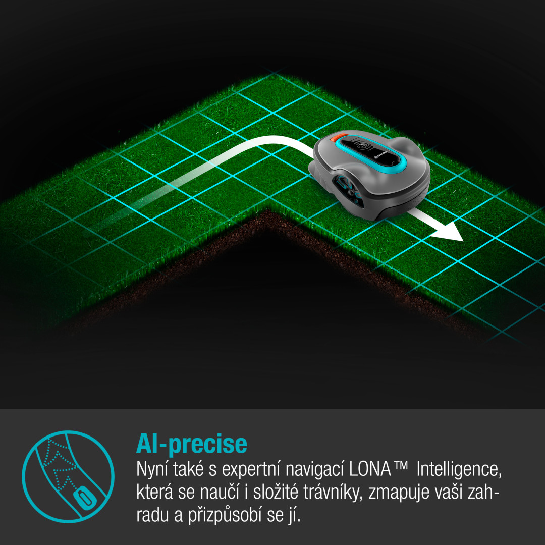 Gardena 19702-72 Robotická kosačka smart SILENO life 1000m2