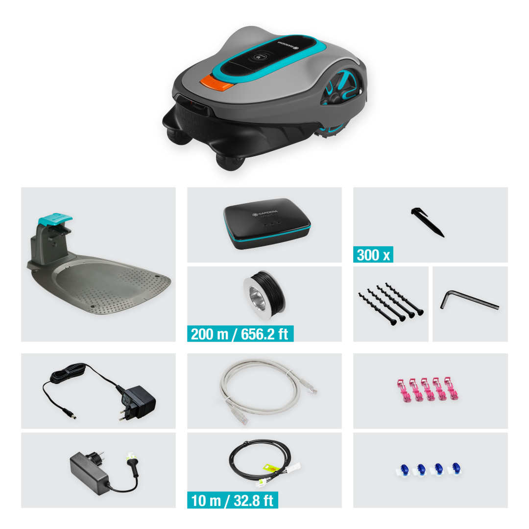 Gardena 19702-72 Robotická sekačka smart SILENO life 1000m2