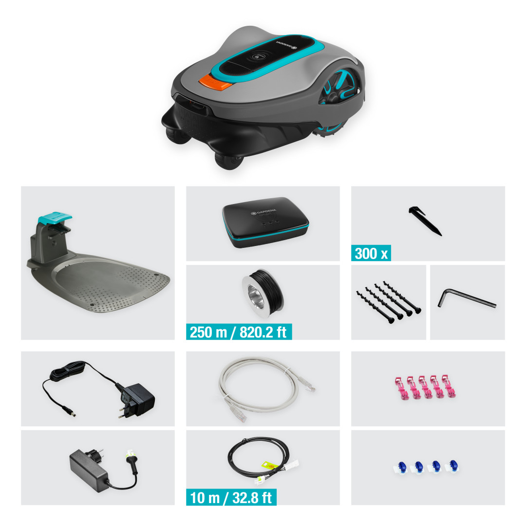 Gardena 19703-72 Robotická sekačka smart SILENO life 1250m2