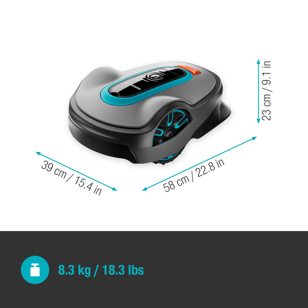 Gardena 19704-72 Robotická sekačka smart SILENO life 1500m2