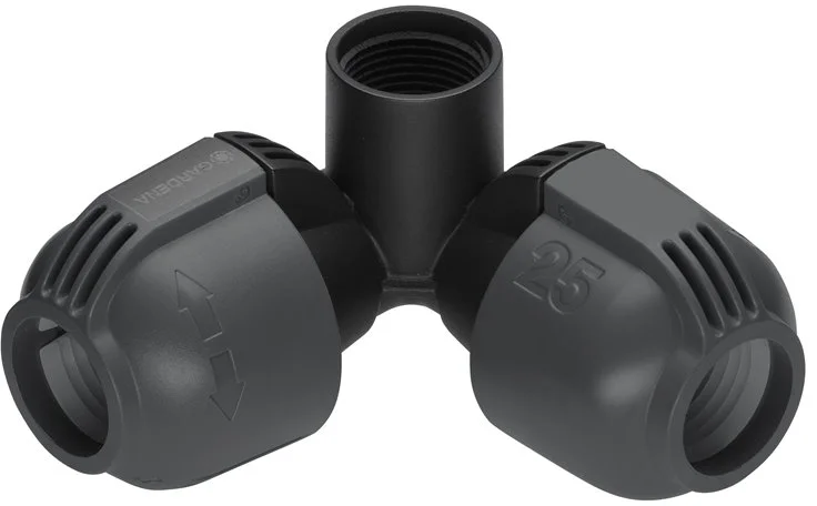 Gardena 2764-20 L-spojka 25 mm x 3/4" vnútorný závit, rohové pripojenie postrekovača