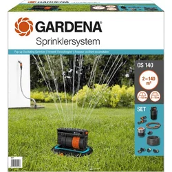 Gardena 8221-20 Výsuvný štvorplošný zavlažovač OS 140 - sada