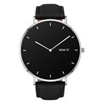 Garett Smartwatch Verona strieborné, čierny remienok
