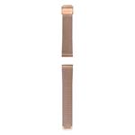 Garett univerzální řemínek 18 mm, zlatorůžový kovový, typ Mesh rose gold