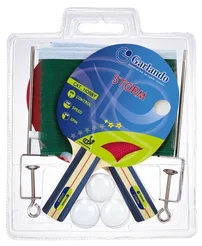 Garlando Sada pálok Storm PLUS na stolný tenis, 2 pálky Storm**+, 3 loptičky a sieťka, schválené ITTF 7573