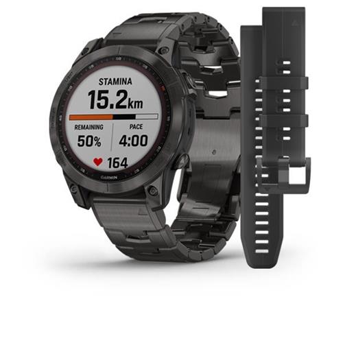 Garmin fenix 7 Sapphire Solar Style, Titan Gray / Titan Band