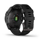 Garmin fenix 7 Sapphire Solar, Titan Carbon Gray / Black Band