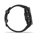 Garmin fenix 7S Sapphire Solar, Titan Carbon Gray / Black Band