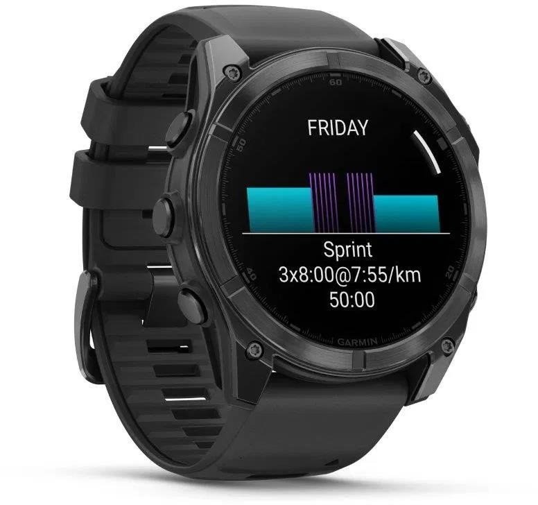 Garmin fenix® 8 GPS HOD - 51 mm, AMOLED, SIate Grey, silikónový remienok