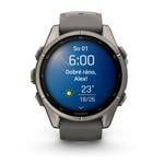 Garmin fenix® 9 – 43 mm, AMOLED, Titanium - Pebble Gray