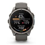 Garmin fenix® 9 – 47 mm, AMOLED, Titanium - Pebble Gray