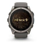 Garmin fenix® 9 – 51 mm, AMOLED, Titanium - Pebble Gray
