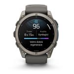 Garmin fenix® 9 – 51 mm, AMOLED, Titanium - Pebble Gray