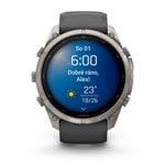 Garmin fenix® 9 Pro – 51 mm, AMOLED, Titanium - Graphite Black