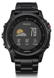 Garmin fenix3 Sapphire Titanium Optic, DLC Band